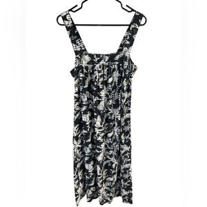 Black and white night gown slip dress pajamas